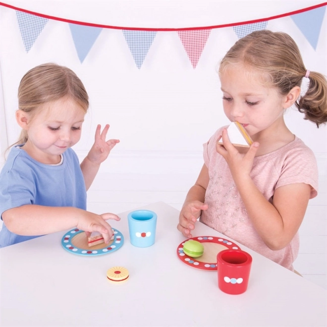 Set ceai cu buline Bigjigs Toys
