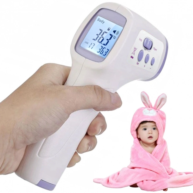 Termometru fără contact pe infraroșu pentru uz medical 2 în 1