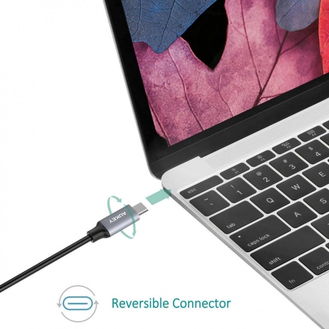 Cablu USB C - USB C Quick Charge Nylon 2m