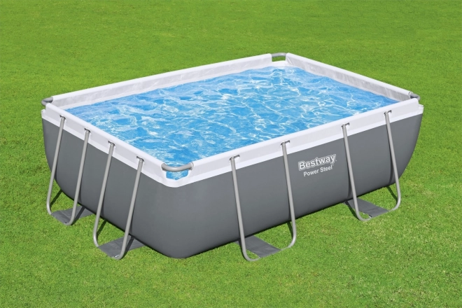 Piscină Power Steel Rack 282x196x84 9x6FT BESTWAY 4v1 + pompă Filtru