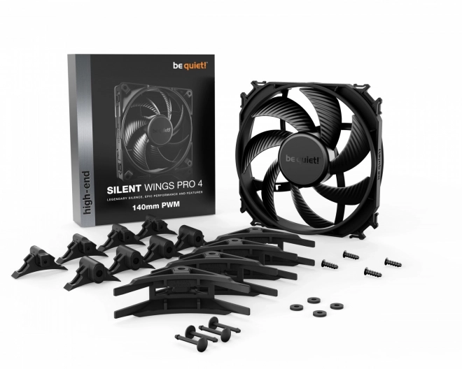 Ventilator Silent Wings Pro 4 140mm PWM