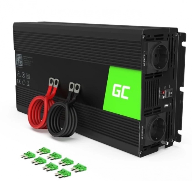 Inverter auto 12V/230V Green Cell pentru uz casnic