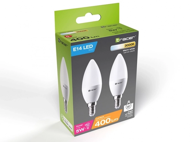 Bec LED E14 5W lumină caldă 3000K