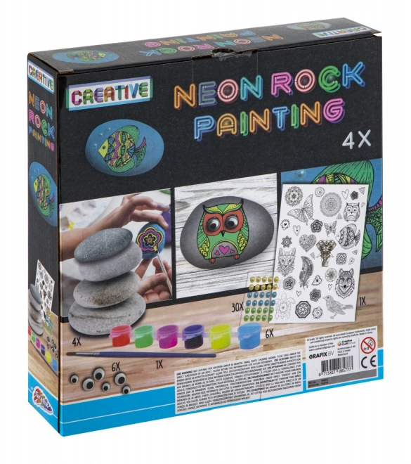 Set pictura pietre neon