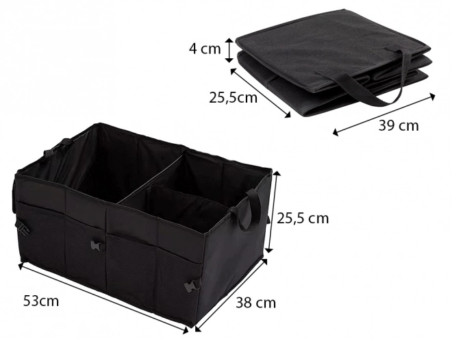 Organizator pliat pentru portbagaj auto