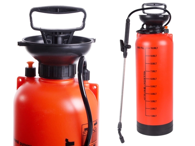 Pulverizator manual cu presiune, cu lancie lungă 10l