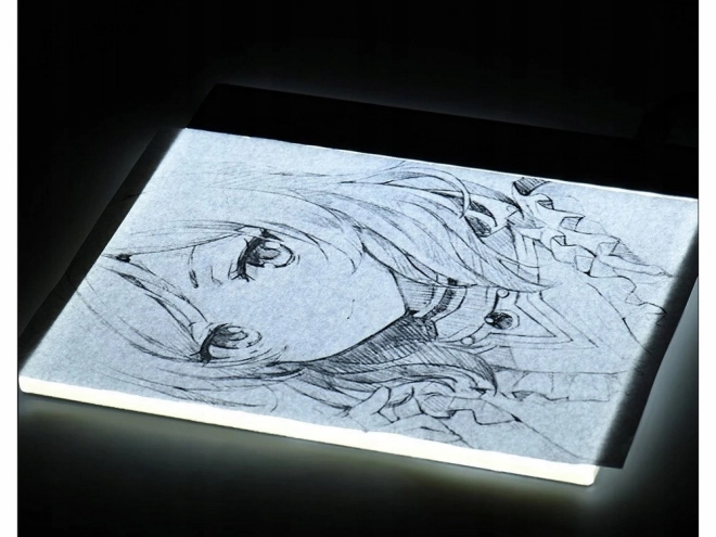 Tablă de desen LED iluminată format A4