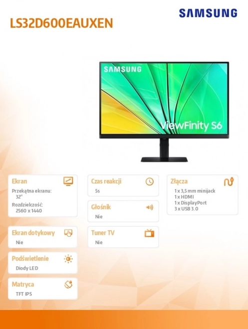 Monitor 32 inch ViewFinity S60D IPS
