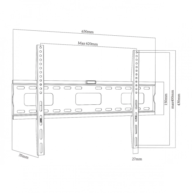 Suport de perete universal pentru TV 32-100 inch