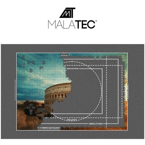 Mata pentru puzzle-uri cu tub gonflabil Malatec