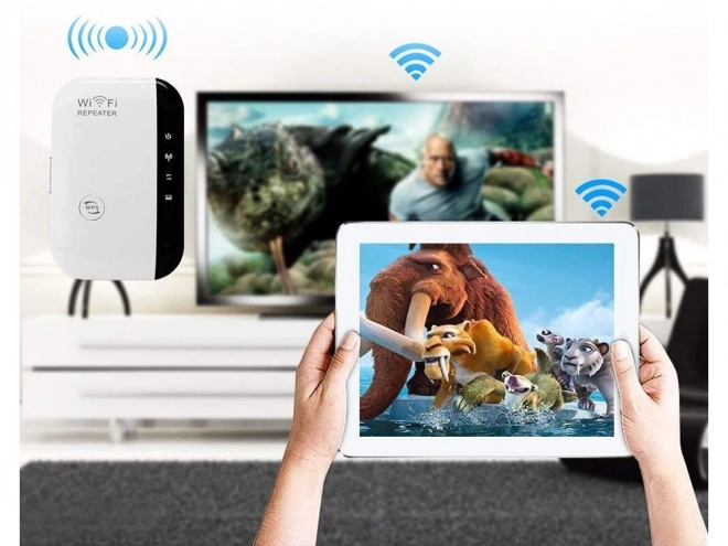 Amplificator Wi-Fi puternic cu repetare de semnal 300 Mbps