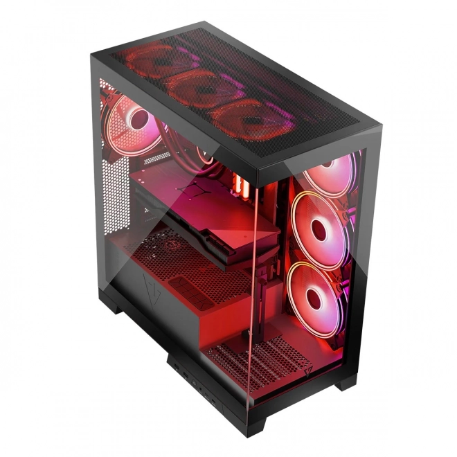 Carcasă PC Volcano Space ARGB Neagră