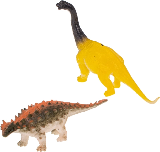 Set cu dinozauri și mașinuță