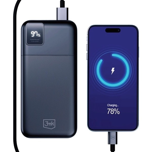 Powerbank 20000mAh Multi-încărcare QC+PD 3MK