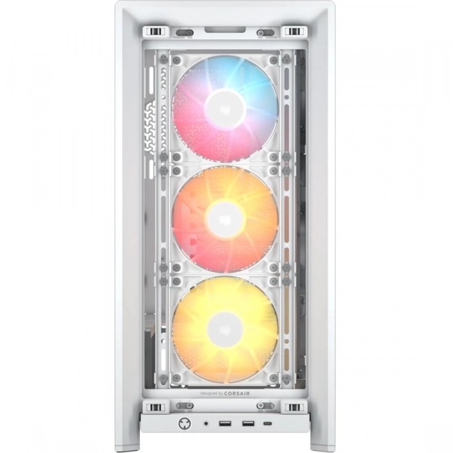 Carcasă de computer modulară FRAME 4000D RS ARGB albă Mid Tower ATX