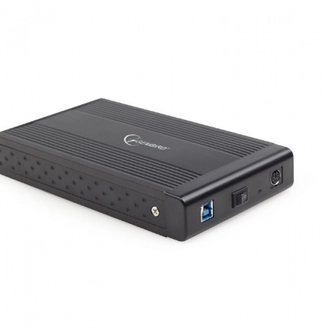Carcasă externă USB 3.0 neagră pentru HDD 3.5