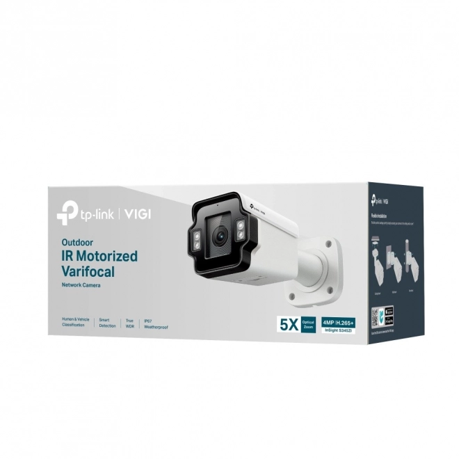 Cameră supraveghere exterioară Vigi 4MP cu zoom optic motorizat