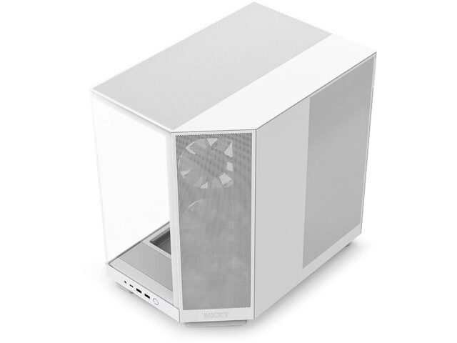 Carcasă PC NZXT H6 Flow RGB cu fereastră albă