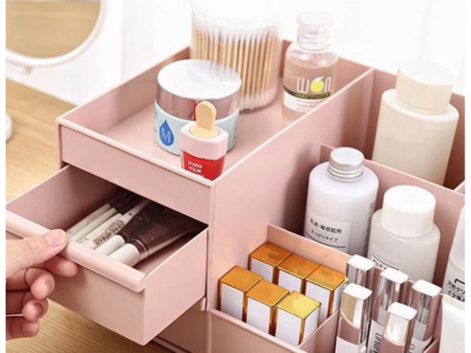 Organizator pentru cosmetice și bijuterii cu sertare