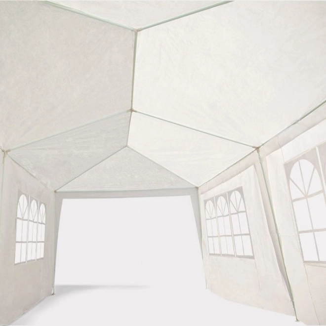 Pavilion Grădină 3x6 m cu 6 Pereți Alb MultiGarden