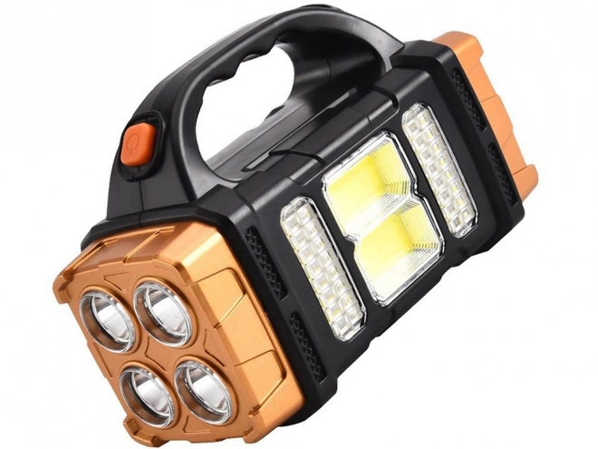 Lampa solară portabilă cu LED și încărcător