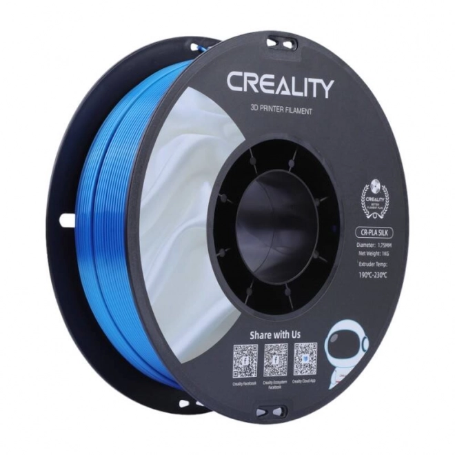 Filament creality silk pla albastru