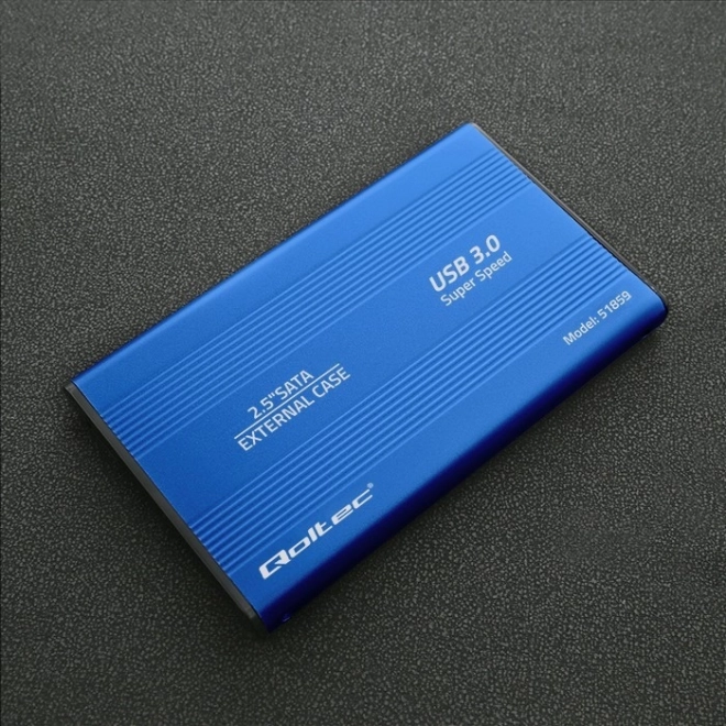 Carcasă externă pentru HDD/SSD 2.5" SATA3 USB 3.0 Albastru