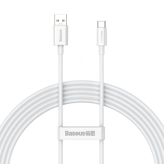 Cablu USB-C Baseus Superior Series 65W, 2m alb