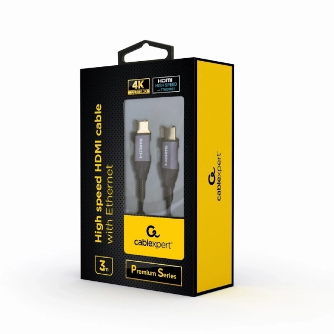 Cablu HDMI viteză mare cu Ethernet Premium 3m