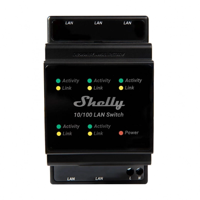 Comutator Ethernet cu 5 porturi RJ45 Shelly