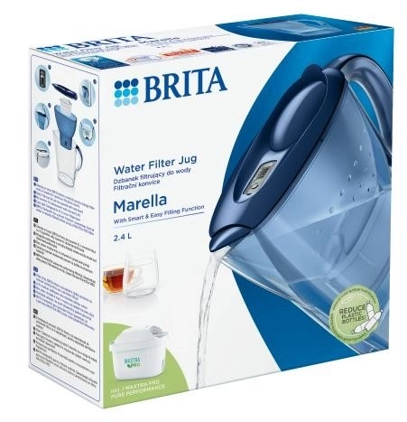 Dzban BRITA Marella cu filtru Maxtra Pro pentru performanțe pure, albastru
