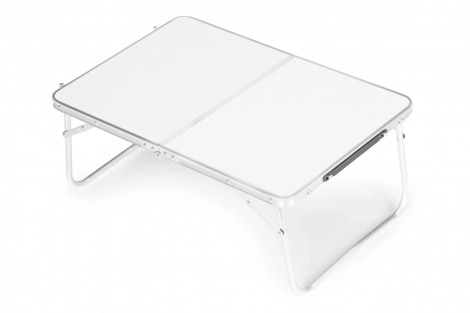 Măsuță turistică mică pliantă pentru picnic 60x40cm albă