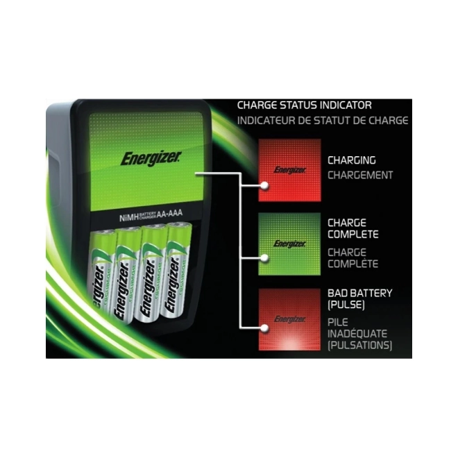 Încărcător pentru acumulatori MAXI Energizer Power Plus AA 2000mAh