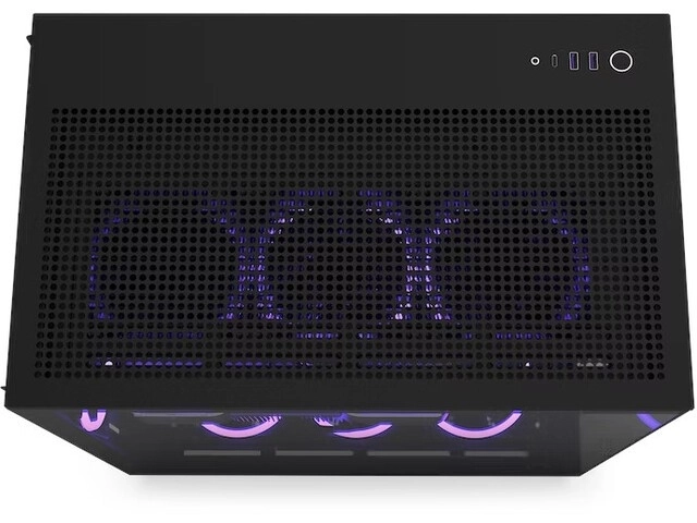 Carcasă NZXT H9 Flow cu fereastră negru