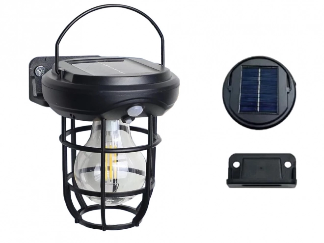 Lampa solară cu senzor de apus și mișcare