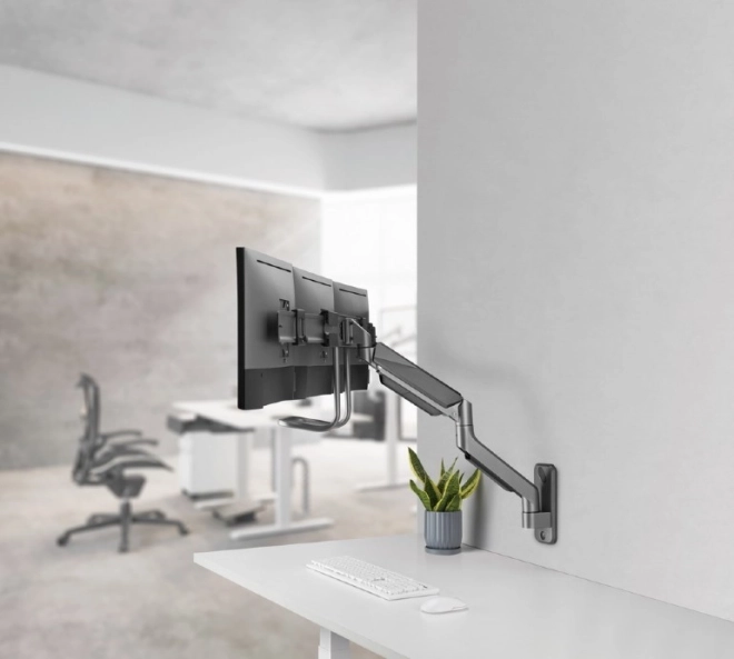 Suport de perete pentru trei monitoare 17-27 inch