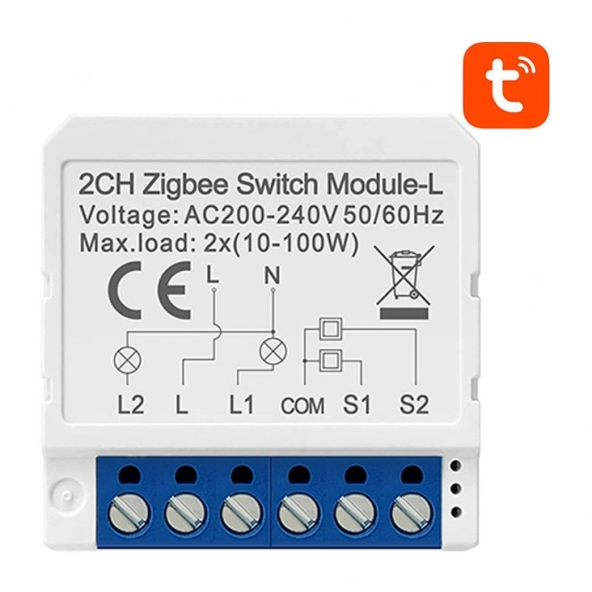 Modul inteligent de control ZigBee Avatto fără neutră TUYA