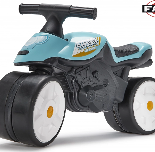 Bicicletă de echilibru FALK Baby Moto Team Bud Racing albastră