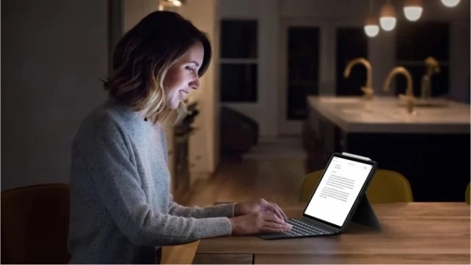 Combo touch pentru iPad Pro 12,9'' generația a 5-a gri