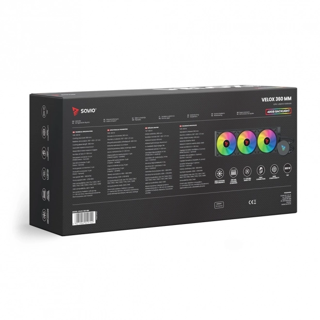 Răcire cu apă CPU ARGB Velox 360mm