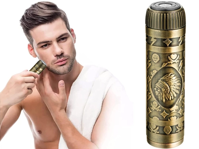 Mini trimmer facial și corporal pentru bărbați