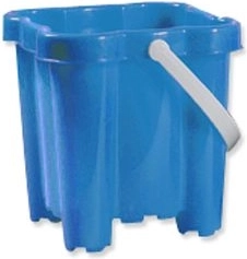 Androni găleată castel cu 4 turnuri 16 cm – Albastru