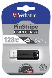 Memorie USB PinStripe 128GB Negru