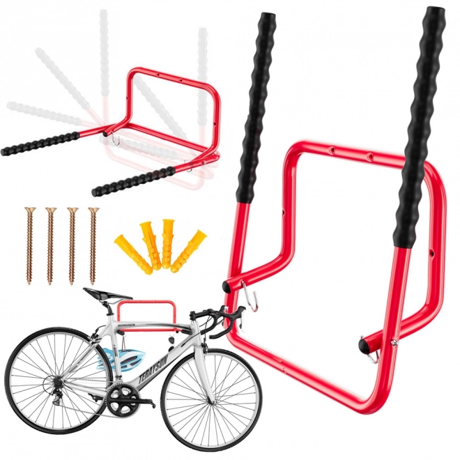 Suport dublu pentru unelte și biciclete pentru garaj
