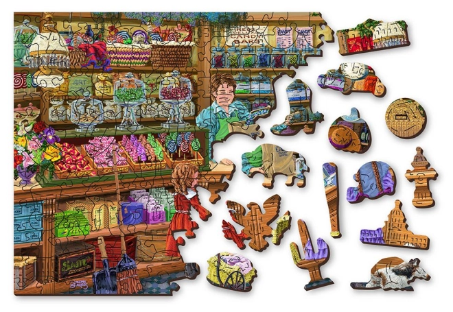 Puzzle față-verso 2 în 1 pentru distracție dublă