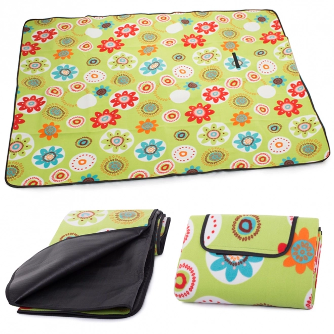 Pătură de picnic cu motiv floral 150x200