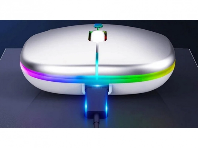 Mouse optică wireless slim cu Bluetooth pentru laptopuri și PC-uri