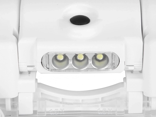 Ochelari cu far 3 LED lentile 13x