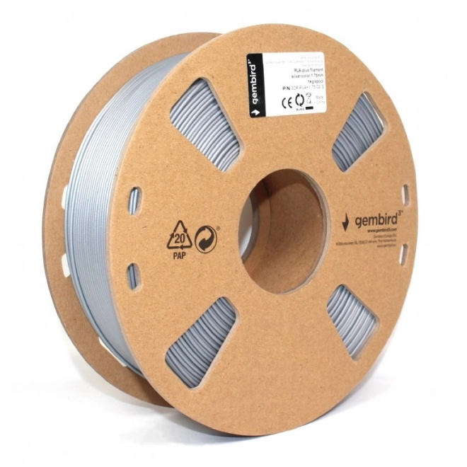 Filament argintiu PLA pentru imprimantă 3D 1,75 mm
