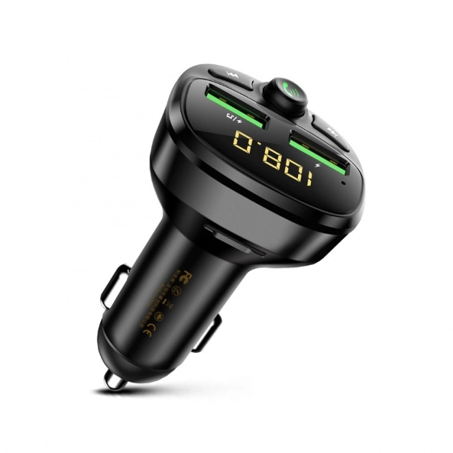 Transmițător FM Bluetooth cu încărcător auto WEKOME WP-C26